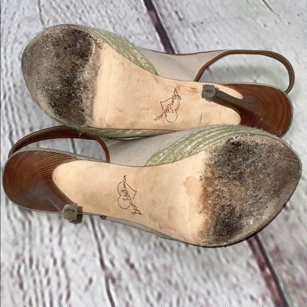 UEC Sam Edelman platform stilettos size 9 peep toe